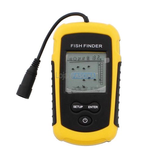 Sonar Portátil com Sonda Ultra-sônica para Pesca Fish Finder