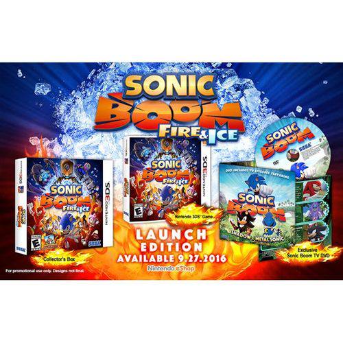 Sonic Boom : Fire Ice Launch Edition - 3ds