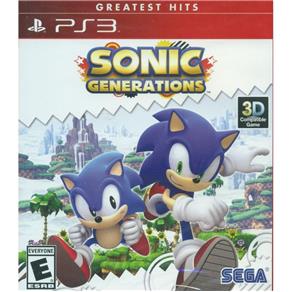 Sonic Generations Greatest Hits - PS3