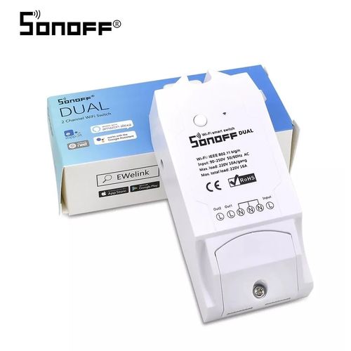 Sonoff Interruptor Wifi 2ch Dual - Automação Residencial