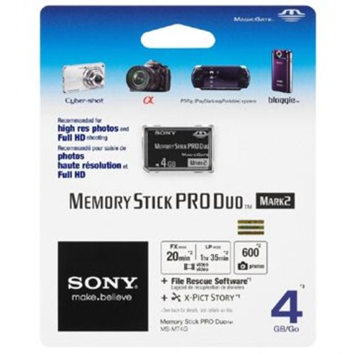 Sony Memory Stick Pro Duo 4gb
