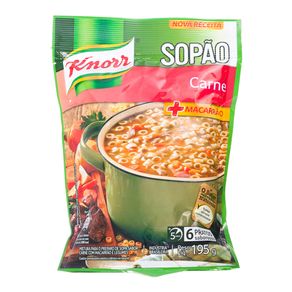 Sopão de Carne + Macarrão Knorr 195g