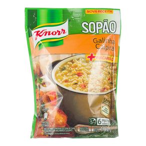 Tudo sobre 'Sopão de Galinha com Legumes Knorr 194g'