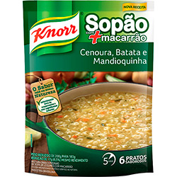Sopão Knorr Macarrão Cenoura Batata e Mandioquinha 183g