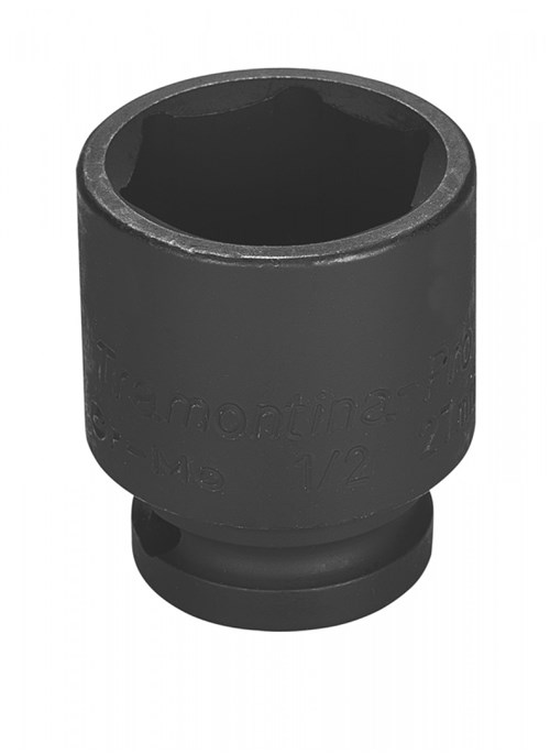 Soquete de Impacto Sextavado em Aço Cromo Molibdênio 27 Mm - Encaixe 1/2''