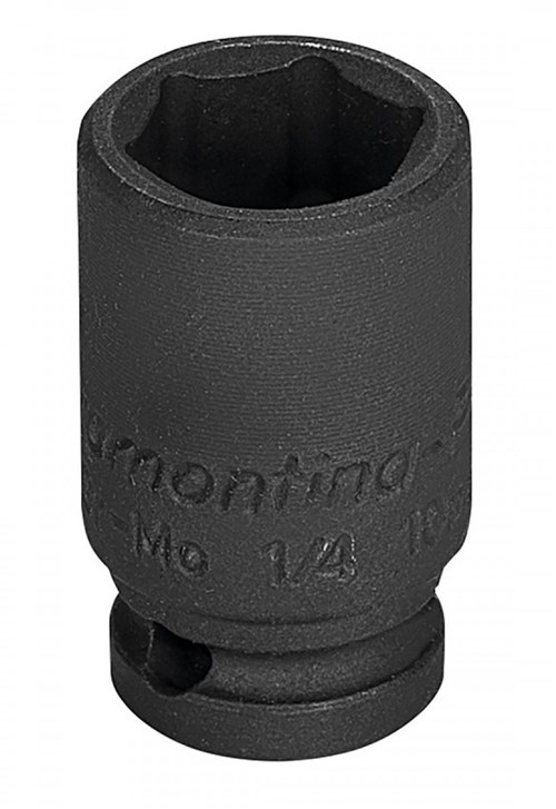 Soquete de Impacto Sextavado em Aço Cromo Molibdênio 3/8'' - Encaixe 1/4''