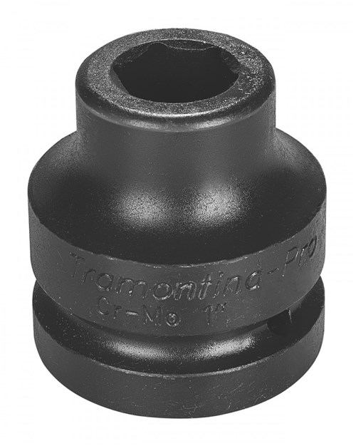 Soquete de Impacto Sextavado em Aço Cromo Molibdênio 19 Mm - Encaixe 1''
