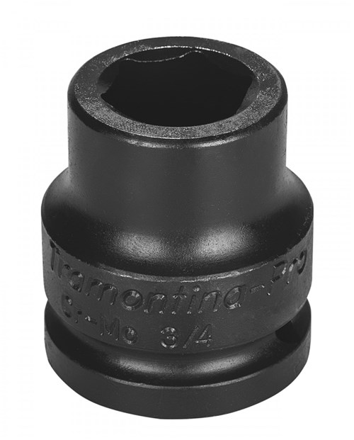 Soquete de Impacto Sextavado em Aço Cromo Molibdênio 17 Mm - Encaixe 3/4''