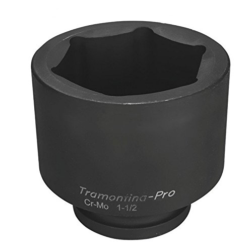 Soquete de Impacto Sextavado em Aço Cromo Molibdênio 90 Mm - Encaixe 1.1/2''