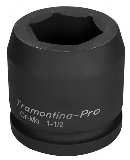 Soquete de Impacto Sextavado em Aço Cromo Molibdênio 46 Mm - Encaixe 1.1/2''
