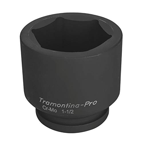 Soquete de Impacto Sextavado em Aço Cromo Molibdênio 85 Mm - Encaixe 1.1/2''