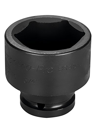 Soquete de Impacto Sextavado em Aço Cromo Molibdênio 33 Mm - Encaixe 3/4''