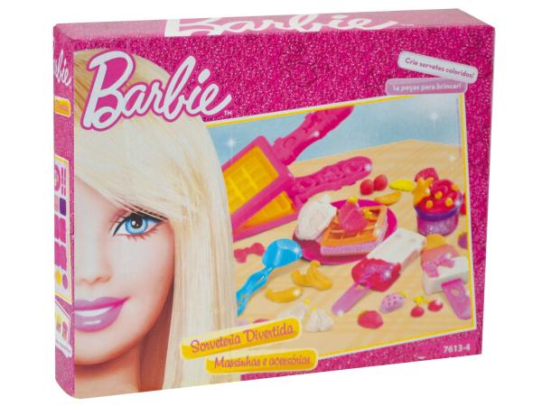 Sorveteria Divertida Barbie - Massinhas e Acessórios - Fun