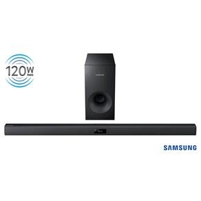 Soundbar Samsung HW-H370/ZD 2.1 Canais, com Bluetooth e Entrada USB – 120W