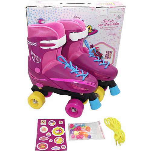 Soy Luna Roller Skate 4 Rodas Basico S Tam. 34 - Multikids