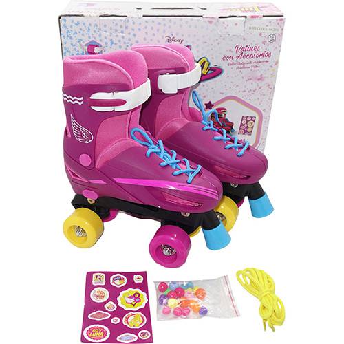 Soy Luna Roller Skate 4 Rodas Básico M Tamanho 32 - Multikids