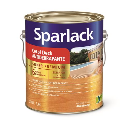 Sparlack Verniz Cetol Deck Antiderrapante 3,6 Litros