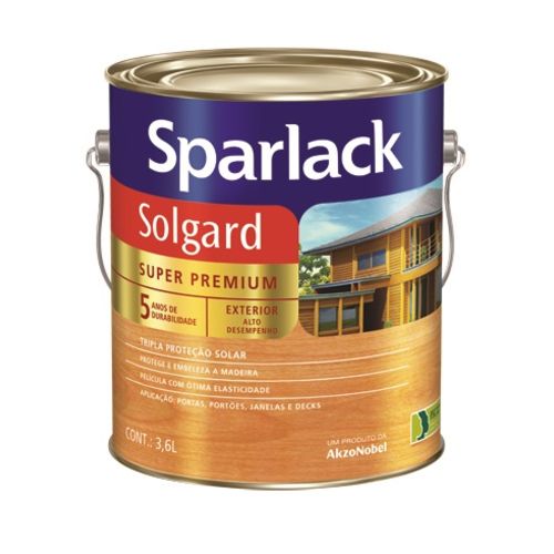 Sparlack Verniz Solgard Exterior Brilho 3,6 Litros