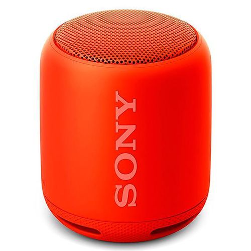 Speaker Sony Srs-xb10 com Bluetooth/auxiliar - Vermelho