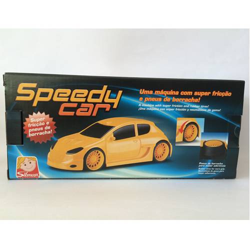 Speedy Car - Amarelo - C/ Fricção - Silmar Brinquedos