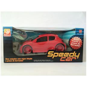 Speedy Car - Vermelho - C/ Fricção - Silmar Brinquedos