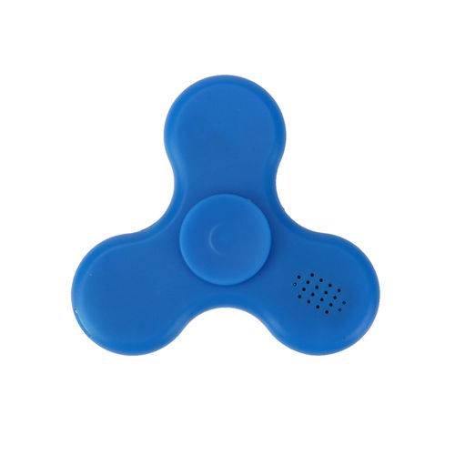 Spinner C/ Led e Bluetooth - Rolamento Anti-Stress Azul