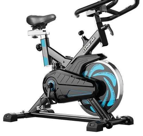 Spinning Bike Oneal Residêncial Sistema de Correia TP1000 - Preto C/ Azul