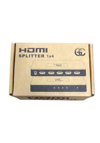 Splitter Distribuidor Hdmi 1x4 Divisor Full Hd 1.4 3d 1080p - Gc