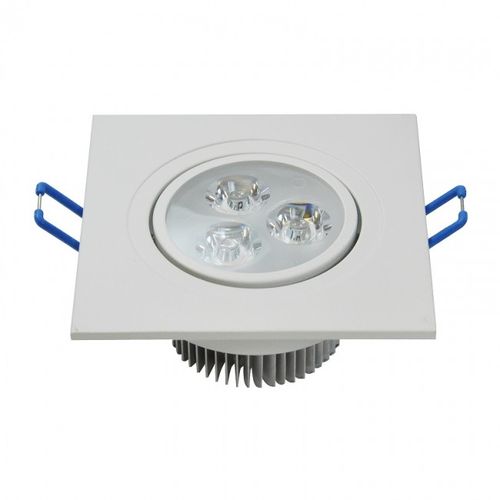 Spot de Embutir de Led Quadrado 3w 3000k Bivolt - Mb Led - Ms3011