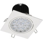 Spot de Embutir Quadrado LED 18W 3000K Bivolt LD-002/18.30 - Ledos