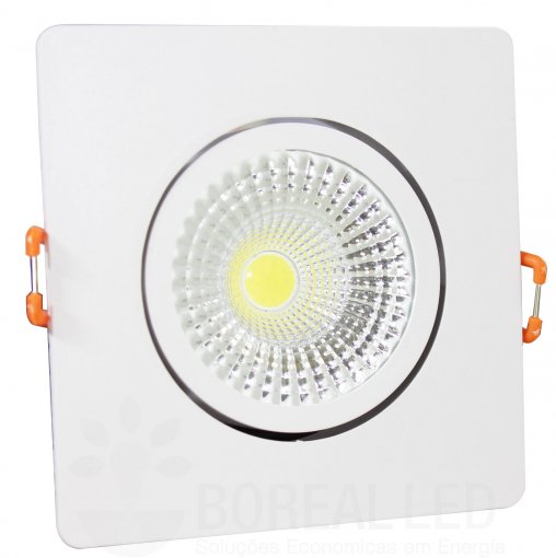 Tudo sobre 'Spot LED COB Embutir 3W Quadrado Branco Frio'