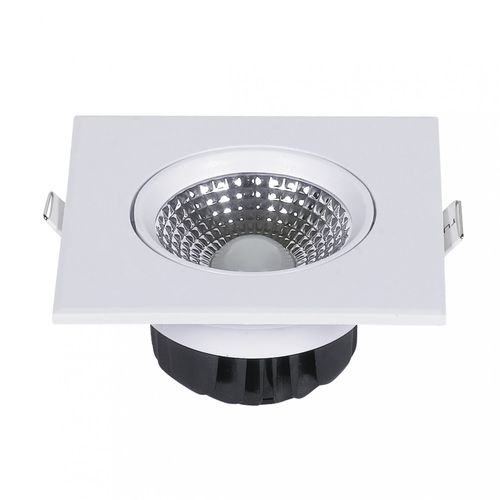 Spot LED Embutir PP 5w 3000k - Branco Quente - Quadrado Startec
