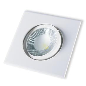 Spot LED Embutir 3W Quadrado Cob Startec 4000K Luz Branco Natural - BIVOLT