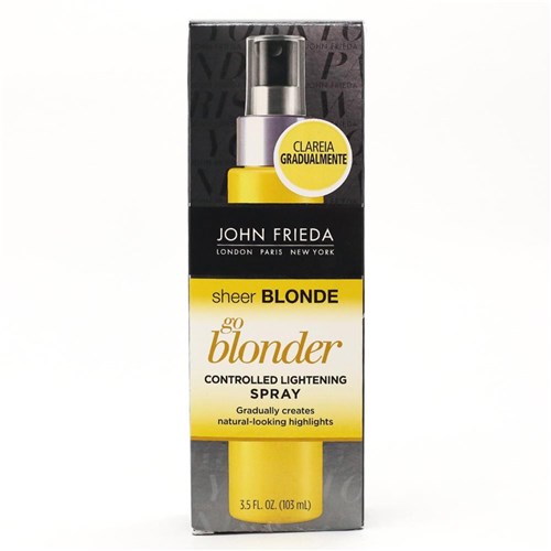 Spray Clareador Go Blonder Controlled Lightening John Frieda Sheer Blonde 103Ml
