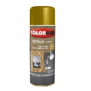 Spray Colorgin Metallik 350ml Ouro 52 Interior