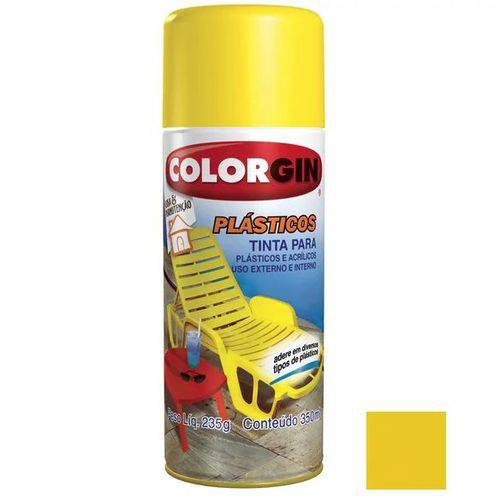 Tudo sobre 'Spray Colorgin Plástico - Amarelo Sol'