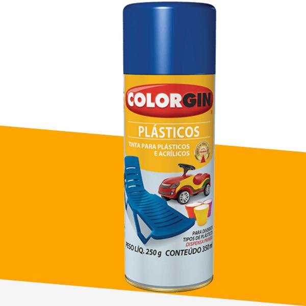 Spray Colorgin Plástico - Amarelo Sol