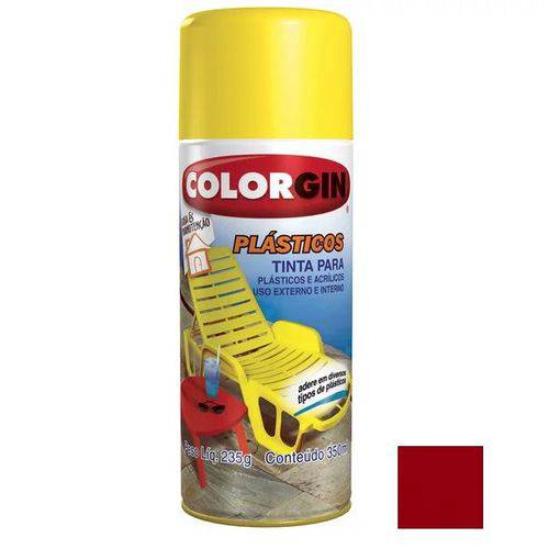 Spray Colorgin Plástico Vermelho Malagueta