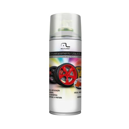 Spray de Envelopamento Liquido Emborrachado Branco Fosco 400ml Multilaser - AU421 AU421