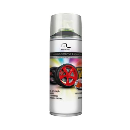 Spray de Envelopamento Liquido Preto Fosco 400ML Multilaser - AU420 AU420