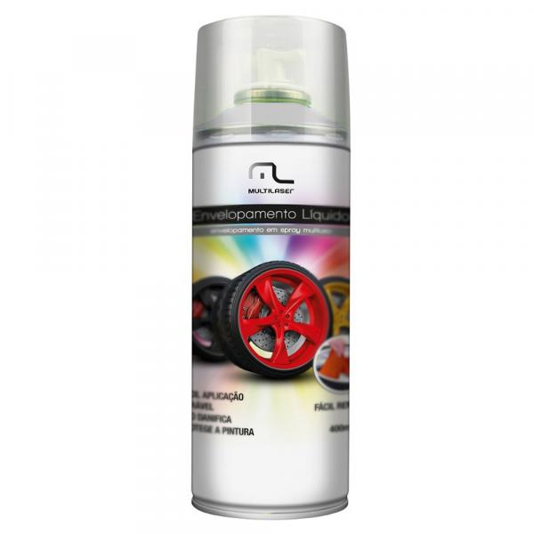 Spray Envelopamento Líquido 400ml Branco Fosco AU421 - Multilaser