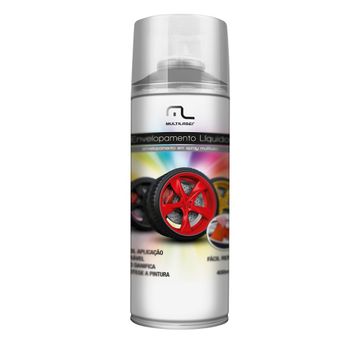 Spray Envelopamento Líquido 400ml Prata AU423 - Multilaser