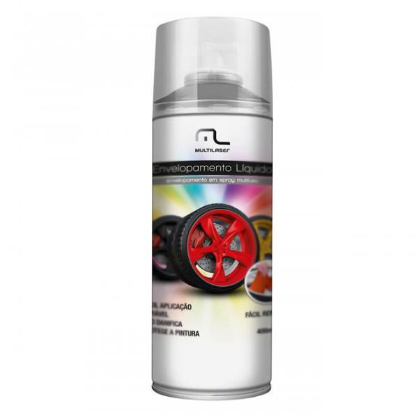 Spray Envelopamento Líquido Prata 400ml Au423 Multilaser