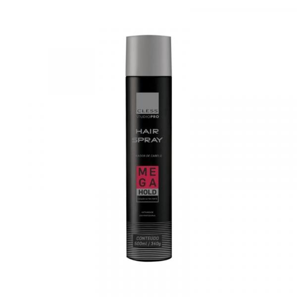 Spray Mega Hold Studio Pro Hair 500ml - Cless