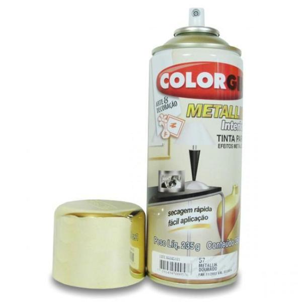 Spray Metallik Interior Dourado - COLORGIN