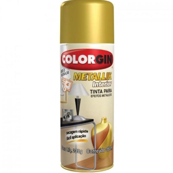 Spray Metallik Interior Ouro 350 Ml - COLORGIN
