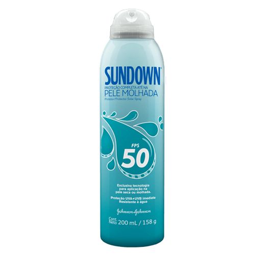 Spray Pele Molhada Fps 50 Sundown 200ml