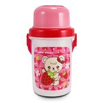 Squeeze 450ml Infantil Urso Pink - Jacki Design