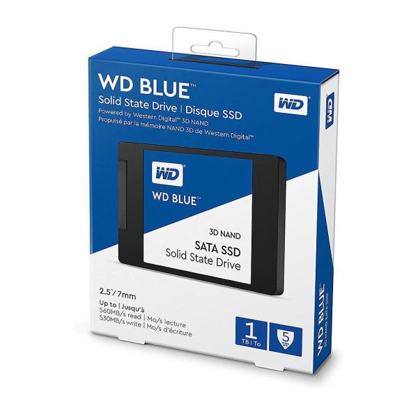 SSD 1TB WD BLUE SATA III Nova Versão 3D VNAND - Modelo WDS100T2B0A - Western Digital Wd