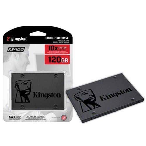 SSD 2,5" 120GB SATA 3.0 - Kingston SA400S37/120GB
